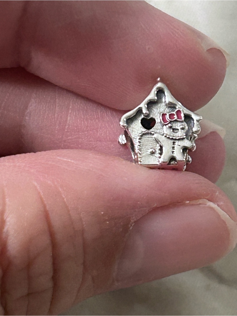 Pandora Sterling Silver Home Sweet Home Gingerbread House Charm